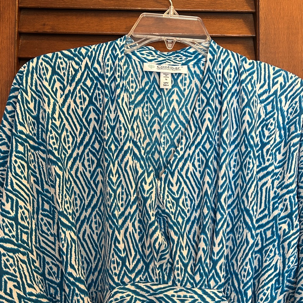 Coolibar women’s Navia coverup dress sun good condition - Picture 9 of 9